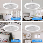 FOCO VENTILADOR LED
